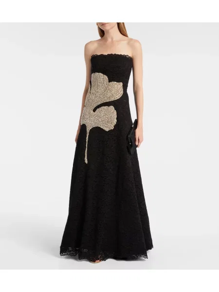Rochie Costarellos din dantelă negru