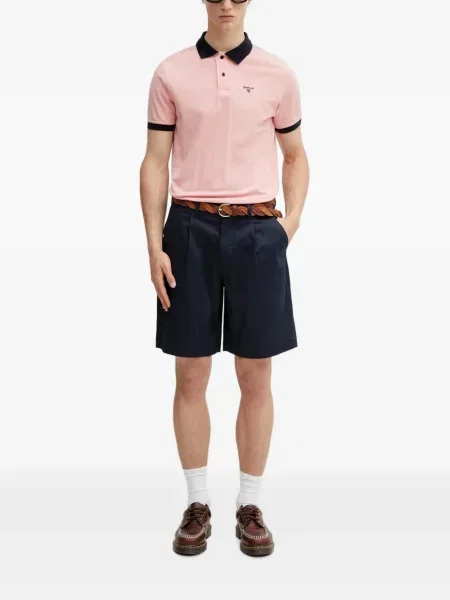 Tricou polo Barbour roz