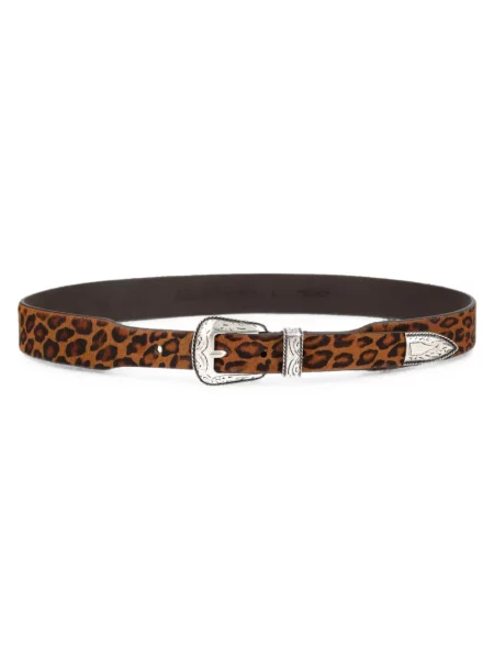 Curea Amish cu imagine cu model leopard maro