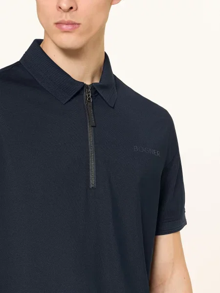 Bogner Piké Polokošile Timo Regular Fit tmavě modrá
