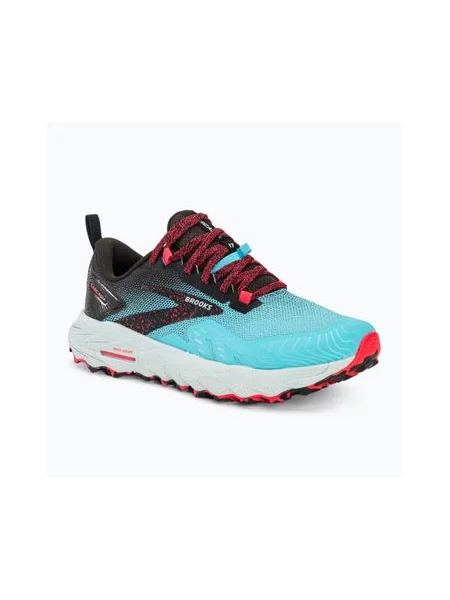 Черевики для бігу Brooks Cascadia 17 bluefish/black/diva pink чорні