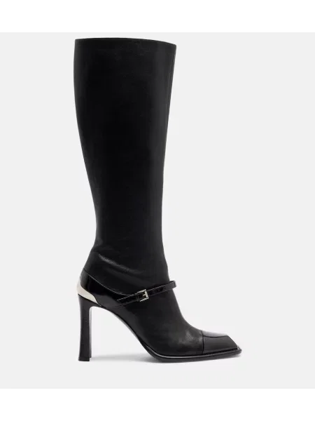 Cizme Mcqueen din piele negru