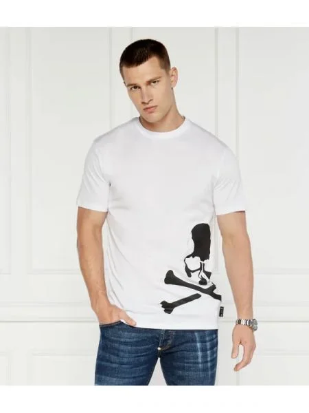 Philipp Plein Póló Skull&Bones fehér