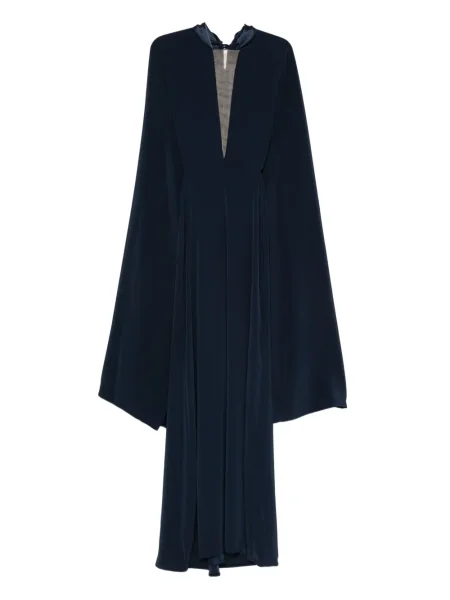 V-nyakú maxi ruha Stephane Rolland kék