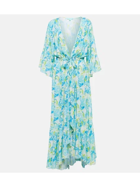Rochie Melissa Odabash cu imagine de costum albastru