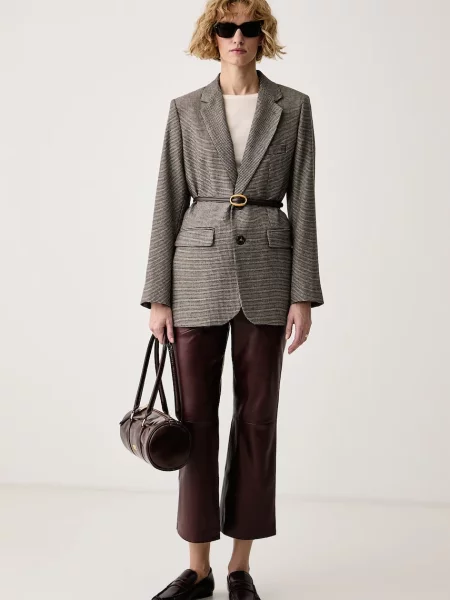A.P.C. однобортний піджак з вовною veste annie