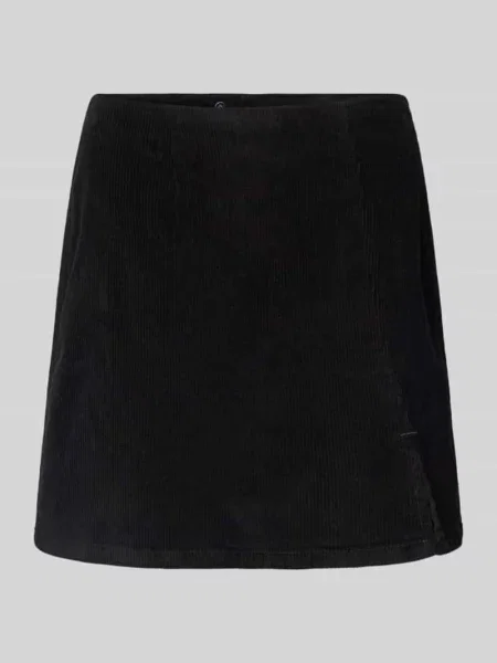 Spódnica mini o rozkloszowanym kroju z mieszanki bawełny model ‘LULA’ Vero Moda czarna
