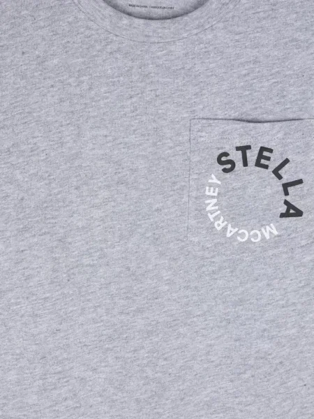 Koszulka dziecięca Stella Mccartney szara