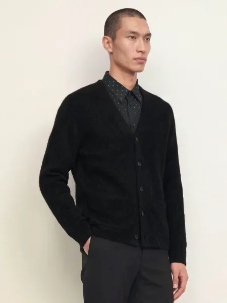 Allsaints Pletený Svetr Wulf černá
