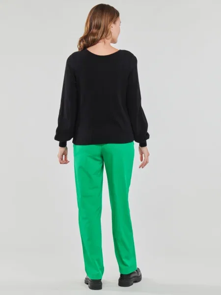 Pulover Vila cu decolteu în V negru