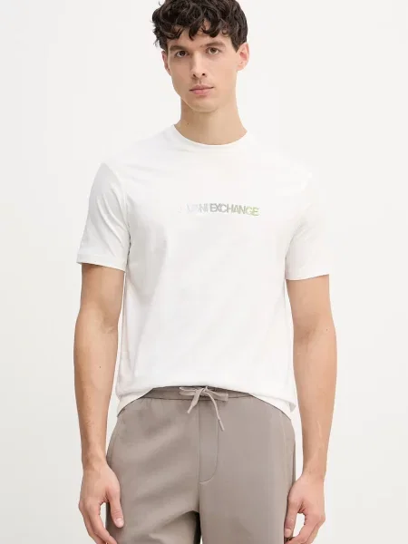 Armani Exchange tričko mužské bílé