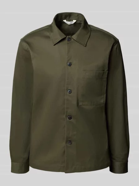 Kurtka koszulowa o kroju regular fit z czystej bawełny model ‘TATE’ Selected Homme