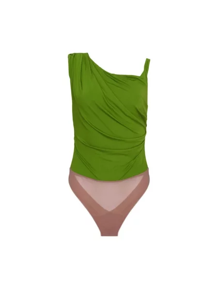 Koszulka Elisabetta Franchi z dżerseju zielona