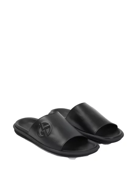 Klapki Giorgio Armani czarne