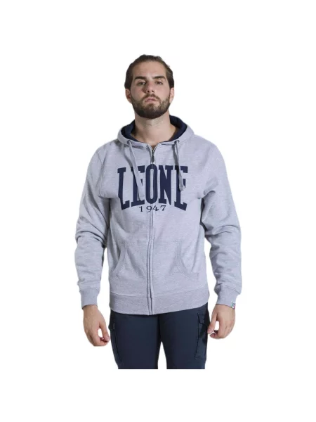 Hanorac din fleece Leone 1947 din fleece gri