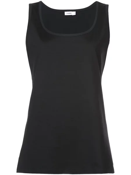 Top Jil Sander clasic negru