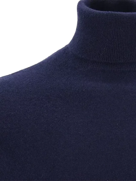 Sweter Al Duca D’aosta 1902 z kaszmiru niebieski