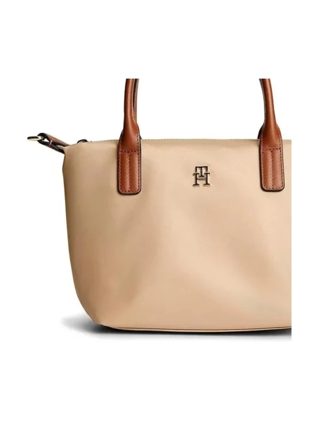 TOMMY HILFIGER Kabelka POPETTE piesková hnedá