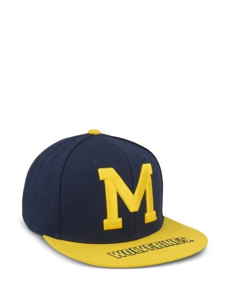Șapcă Mitchell & Ness cu aplicații albastru