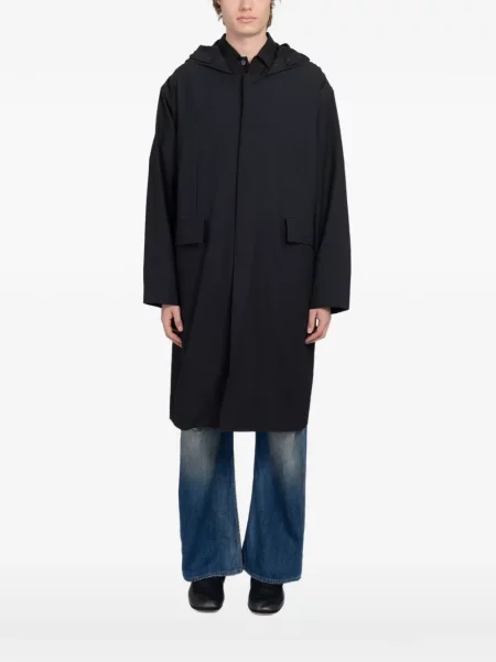 Geacă parka Our Legacy cu glugă negru