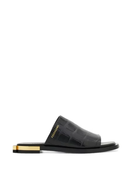 Sandale Ferragamo din piele negru
