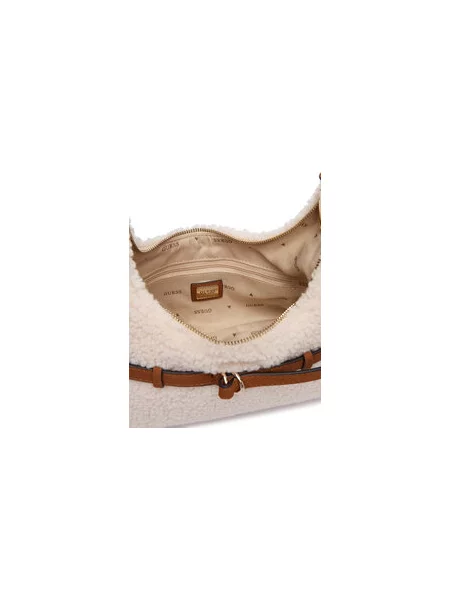 Ročna torba Guess Taylor Mini Kremna