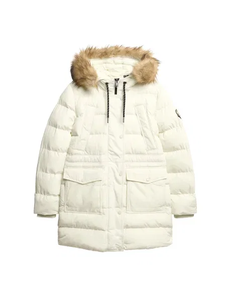 Superdry Téli dzseki Everest barna fehér