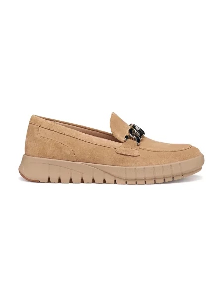 Mocasini Geox din piele maro