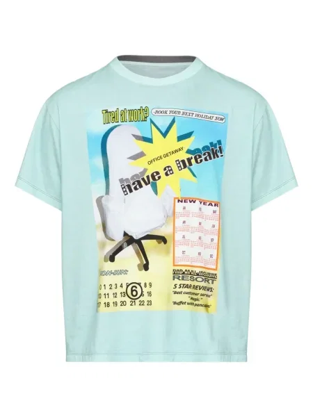Tricou Mm6 Maison Margiela albastru