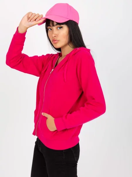 Bluza Basic Feel Good fuksja