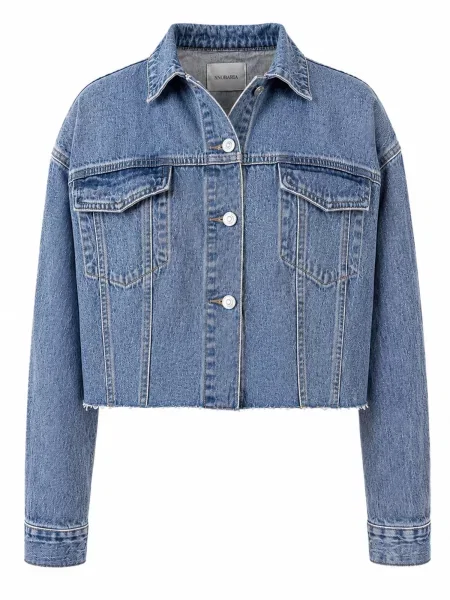 SNOBARIA Geacă de primăvară-toamnă denim albastru