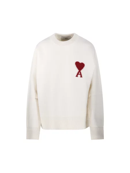 Sweter Ami Paris biały