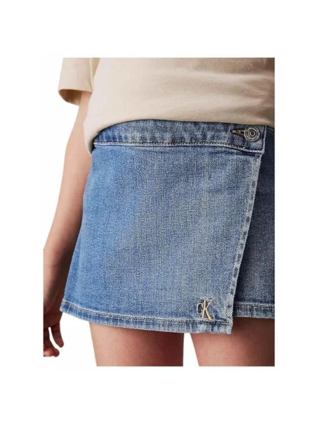 Pantaloni copii Calvin Klein Jeans albastru