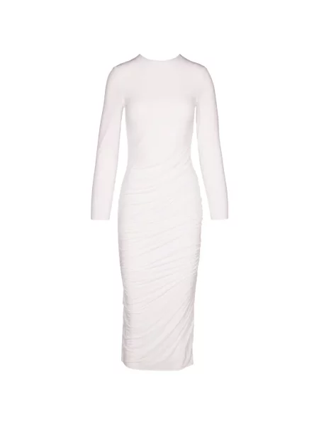 Lung rochie maxi Tessitura alb