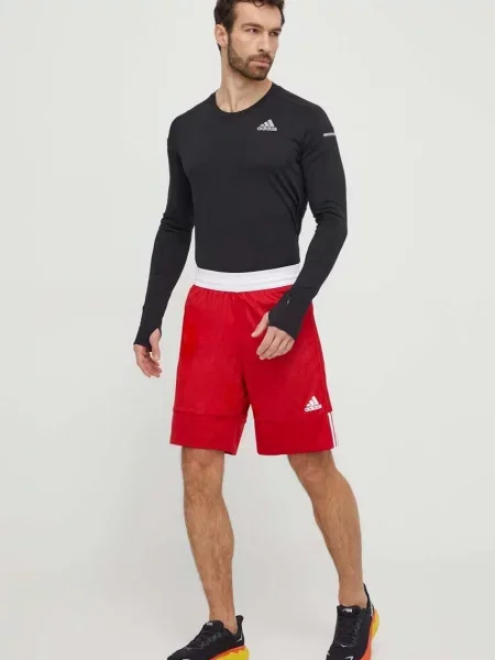 Къс панталон за трениране adidas Performance 0 червено