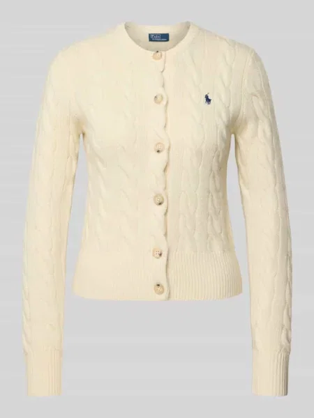 Dzianinowy sweter Polo Ralph Lauren biały