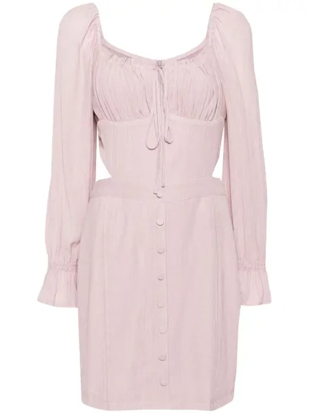 Rochie B+ab din dantelă de costum roz
