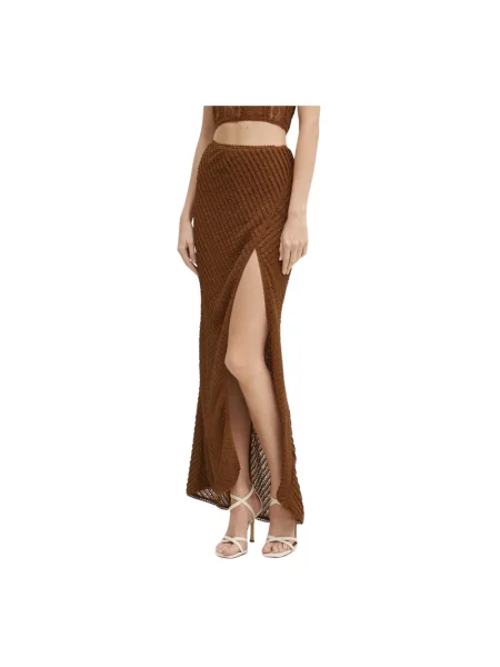 Spódnica maxi Charo Ruiz Ibiza brązowa