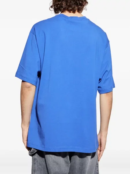 Tricou Versace Jeans Couture cu imagine albastru