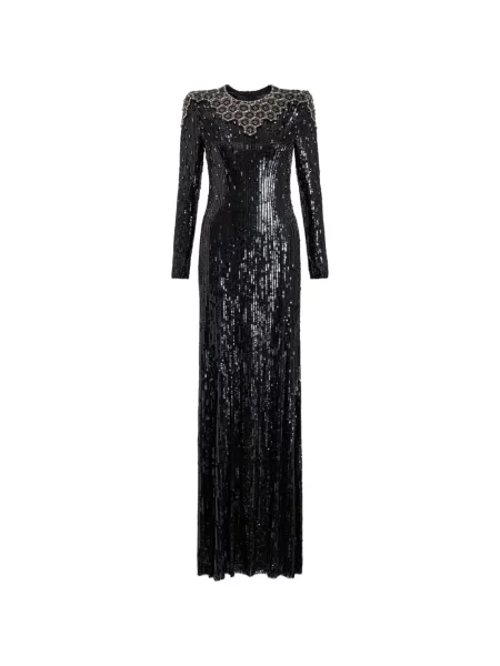 Rochie Jenny Packham cu broderie negru