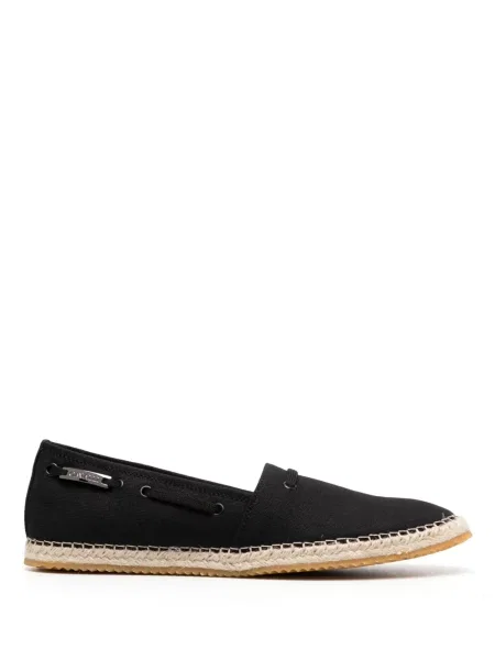 Espadrile Roberto Cavalli fără toc negru