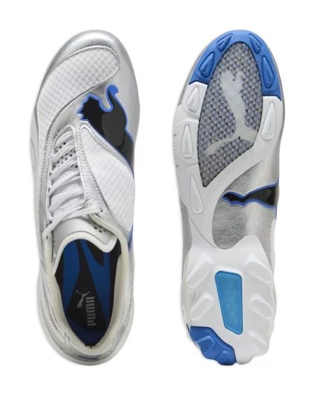 Sneakerși Puma din piele alb