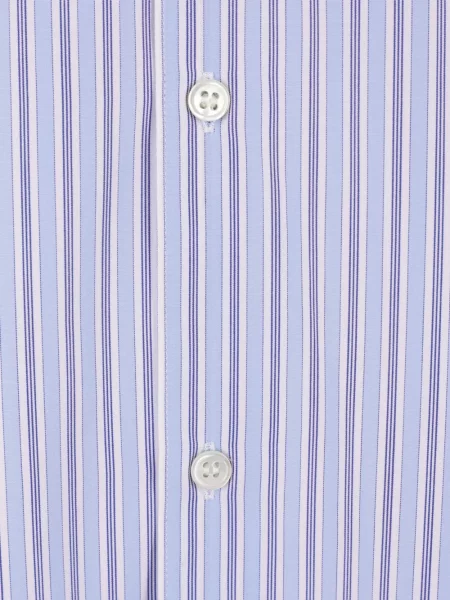 Cămașă Comme Des Garçons Shirt cu dungi albastru
