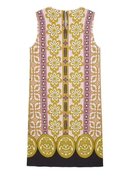 Rochie mini La Doublej cu model floral cu imagine de costum roz