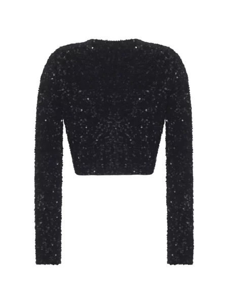 Cardigan Adam Lippes cu paiete negru