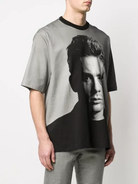 Tricou Dolce & Gabbana cu imagine gri