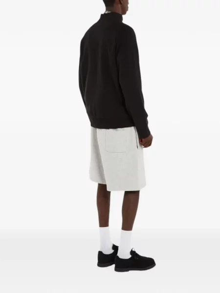 Szarvasbőr húzózsinór sneaker Polo Ralph Lauren nyomtatás barna