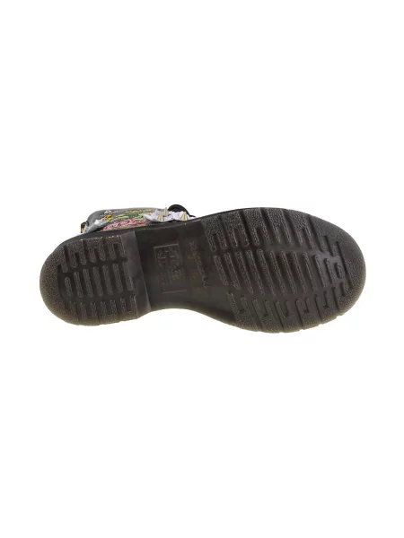Pantofi Dr. Martens cu model floral negru