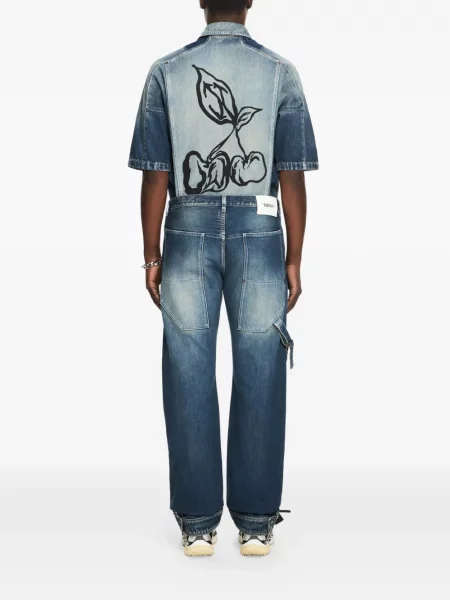 Дънки Off-white бяло