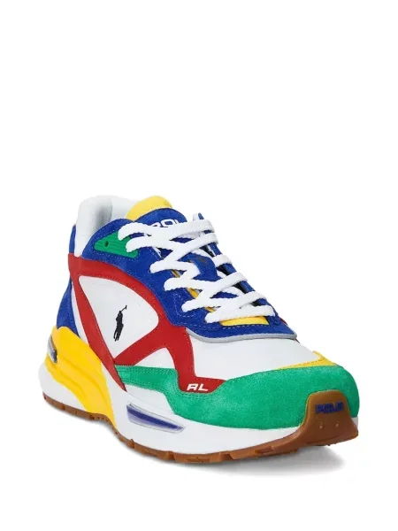 Portofel Polo Ralph Lauren cu autograf din piele cu gât halter roz